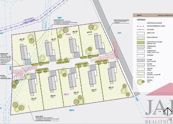 Petrovice nad Úhlavou; pozemek 11.860 m2 (vč. územní studie) určený k výstavbě 9 RD