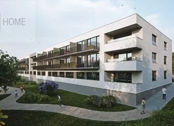 Prodej bytu 1+kk 43,5 m2 + balkón 7 m2, Residence Pražská