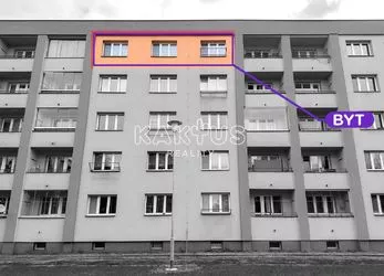 Pronájem zařízeného bytu 2+1 52 m2, na ulici Francouzská 1091/44 v Ostravě - Porubě