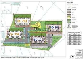 Novostavba bytu 2+kk, 69 m2, balkon 7 m2, Hradec Králové