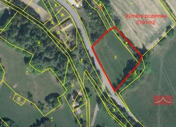 Prodej stavebního pozemku, 2791 m², Trpišovice – Dobrovítova Lhota, okres Havlíčkův Brod