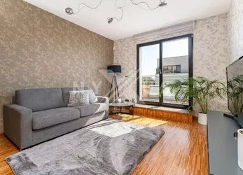 Prodej bytu 4+kk - 134 m² + terasa 56 m² a garážové stání, Marciho, Praha 10 - Malešice