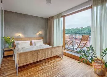 K pronájmu slunný byt 2+kk (50m2), Residence Holečkova - Praha 5, možnost krátkodobého pronájmu