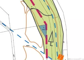 Prodej 3/4 pozemku 188 m2